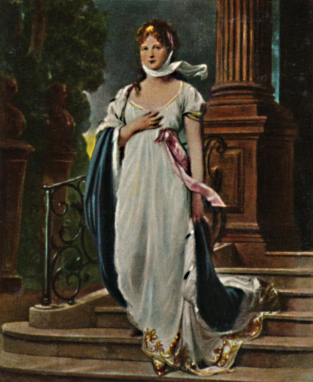 Koningin Luise 1776-1810. - Schilderij van Gustao Richter, 1934. door Unbekannt