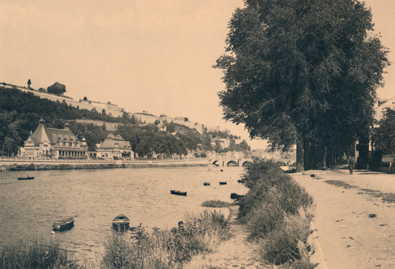 Kursaal en Pont de Jambes, ca. 1900 door Unbekannt