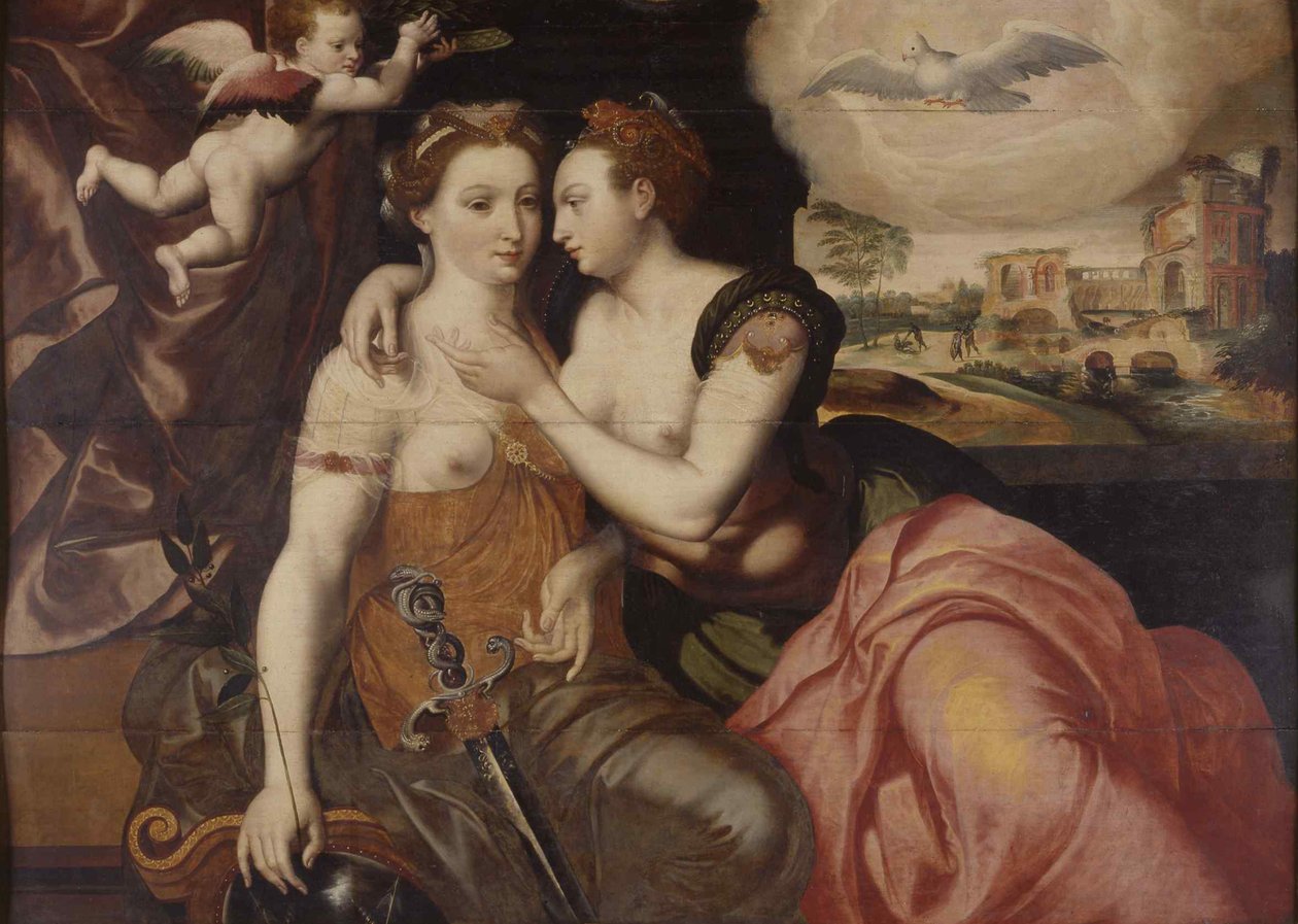 La Justice et la Paix, ca. 1560 door Unbekannt