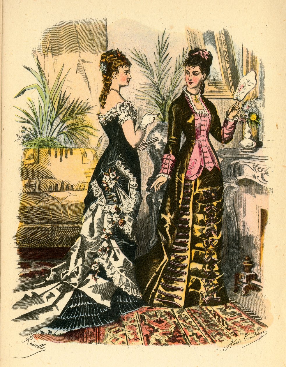 La Mode Illustrée, 1878 door Unbekannt
