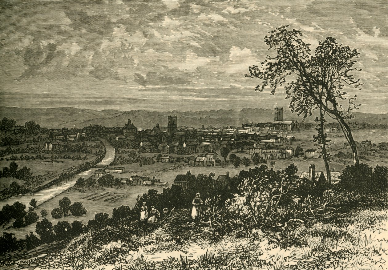 Leeds in het begin van de achttiende eeuw, 1898 door Unbekannt