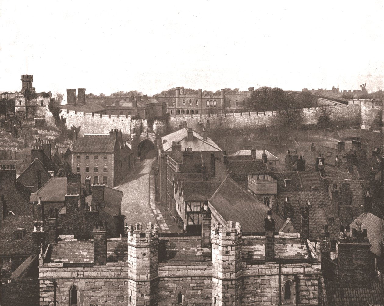 Lincoln Castle, Lincolnshire, 1894 door Unbekannt