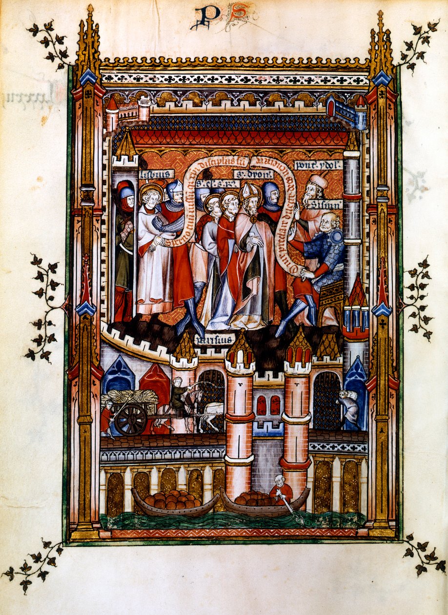 Lisbius verklaart zichzelf een discipel van Christus, 1317 door Unbekannt