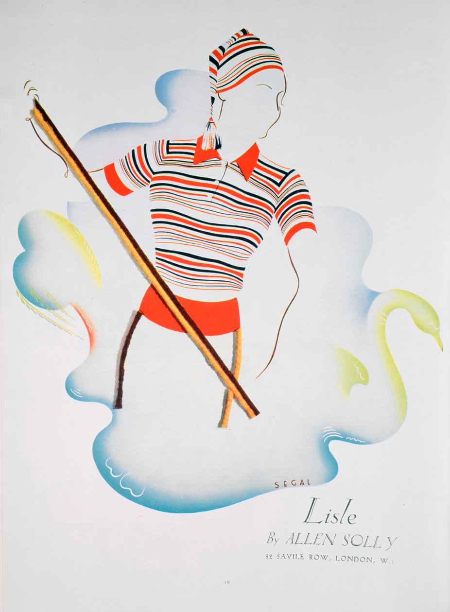 Lisle door Allen Solly, modeadvertentie, 1937 door Unbekannt