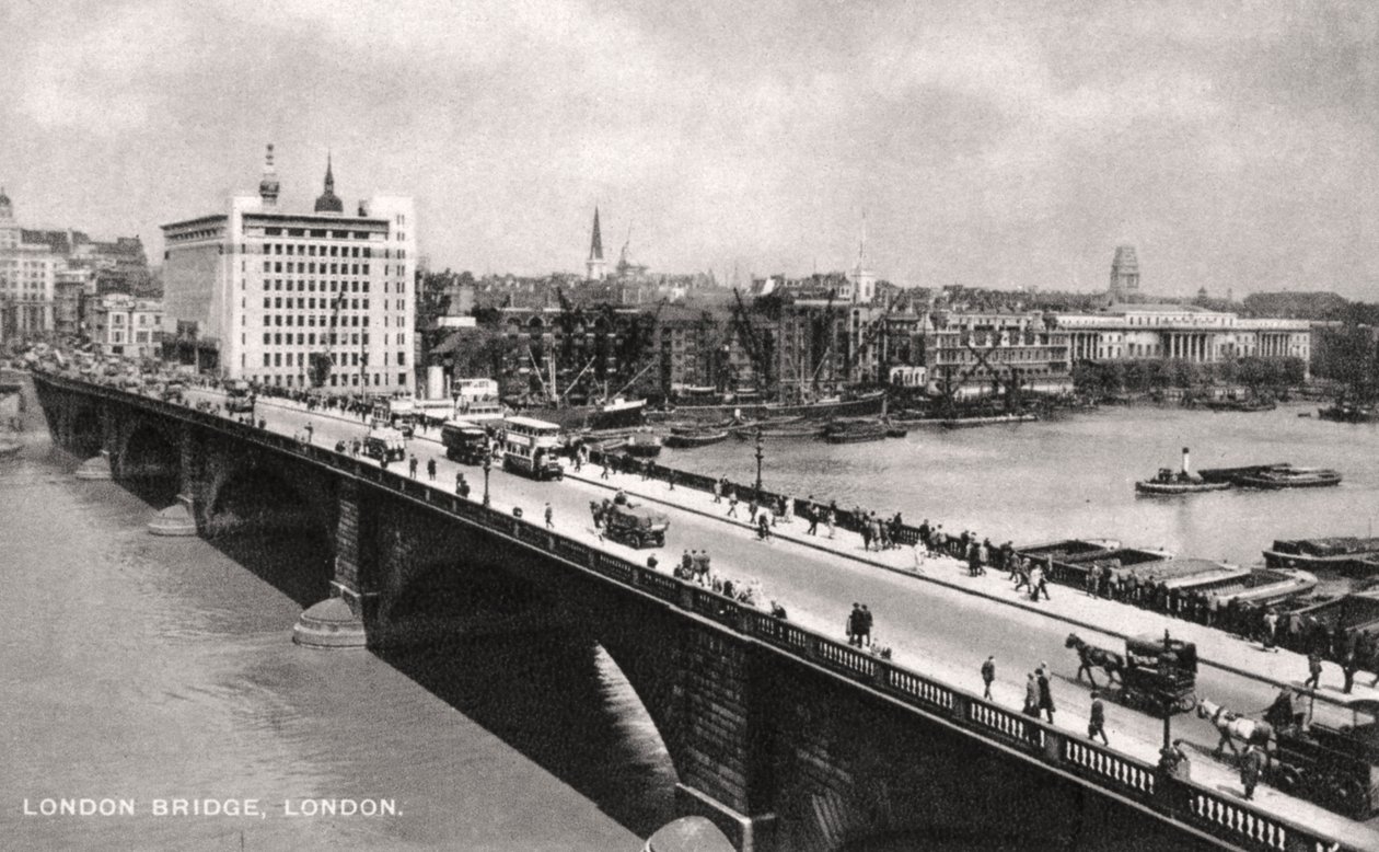 London Bridge, Londen, begin 20e eeuw door Unbekannt