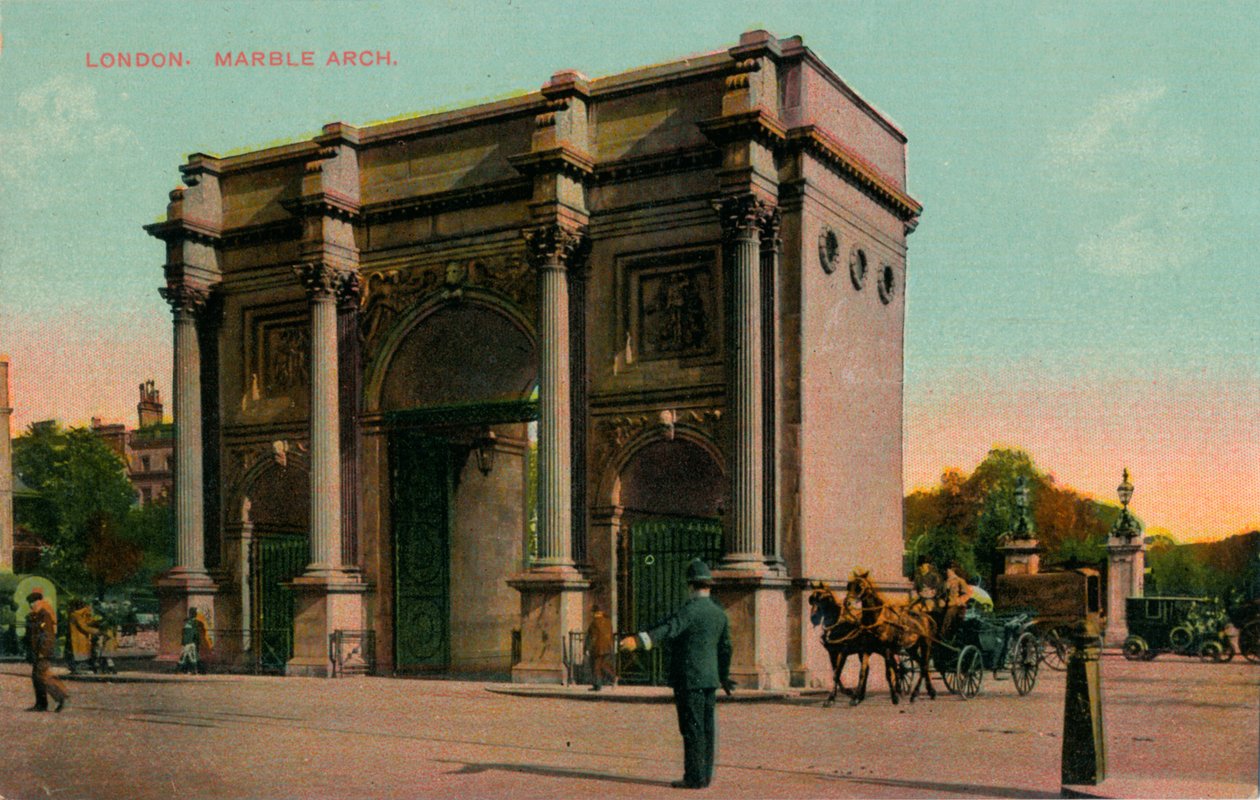 Londen, Marble Arch, ca. 1906 door Unbekannt