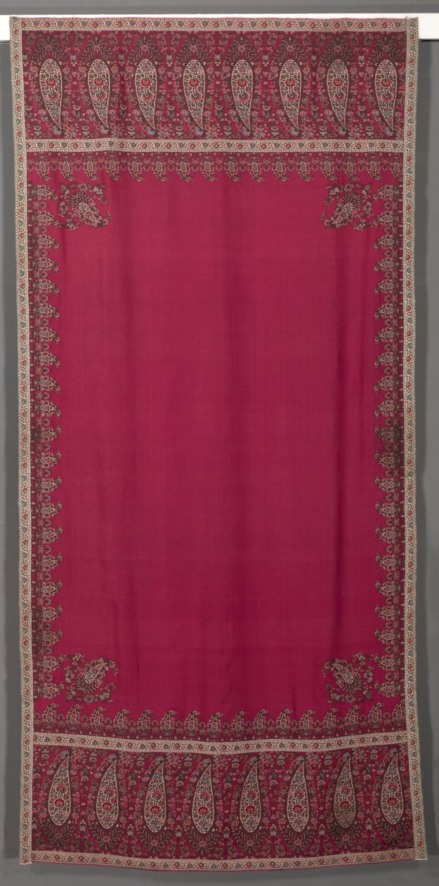 Lange sjaal, ca. 1825 door Unbekannt
