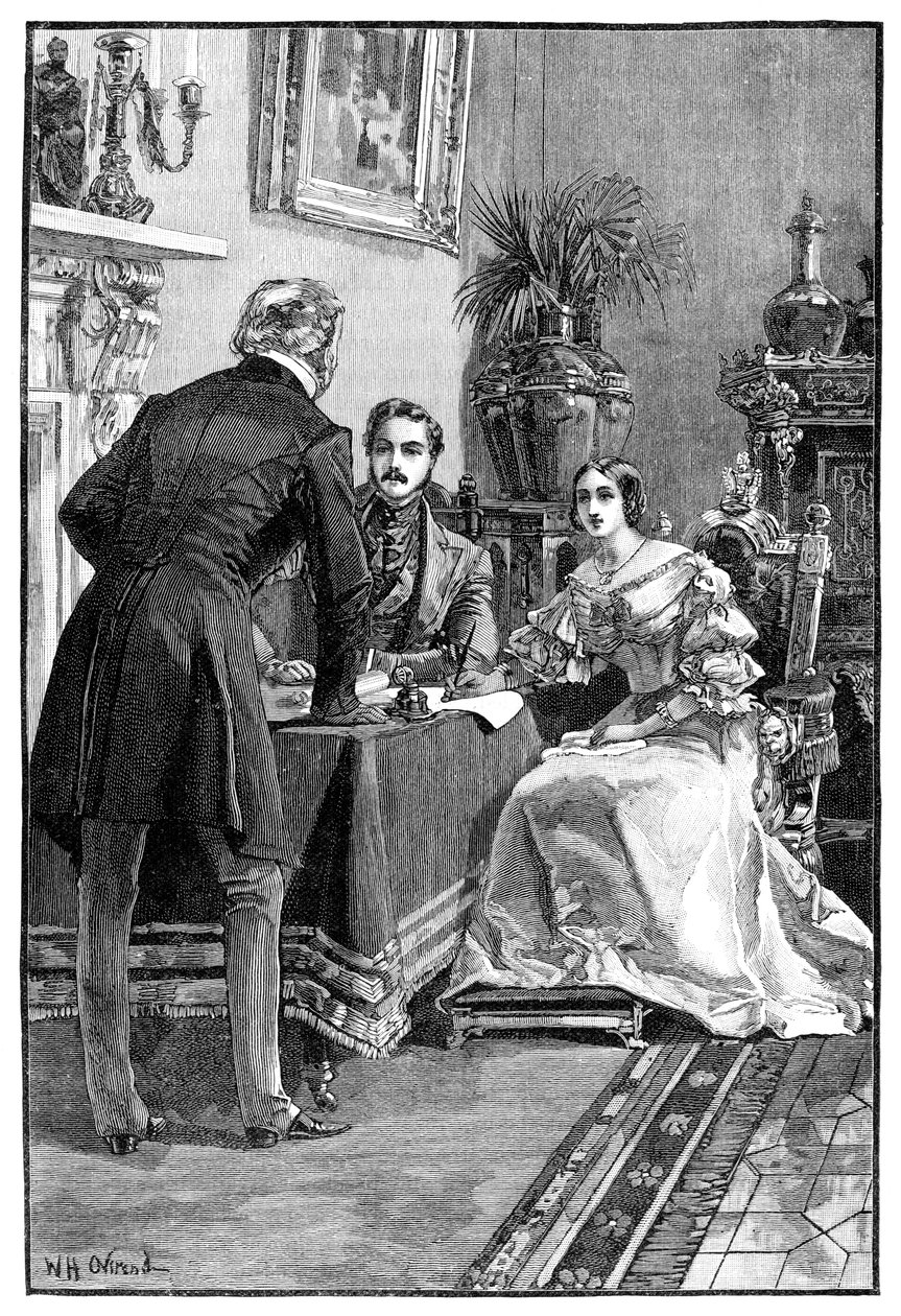 Lord Campbells Publiek bij de Koningin, 1900 door Unbekannt