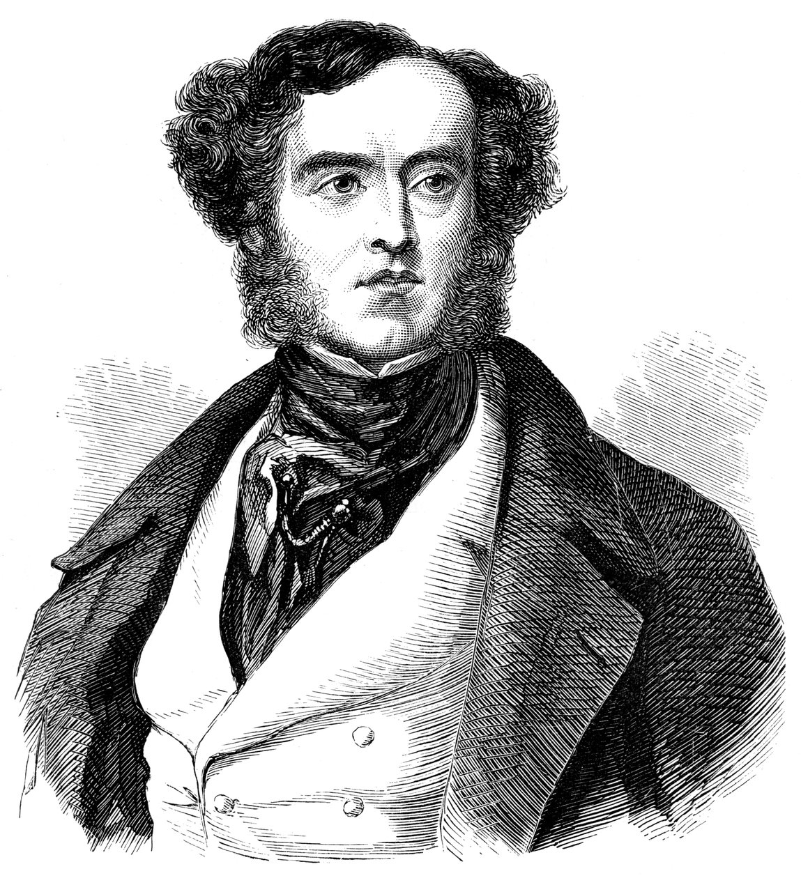 Lord George Bentinck, 1802-1848, 19e eeuw door Unbekannt