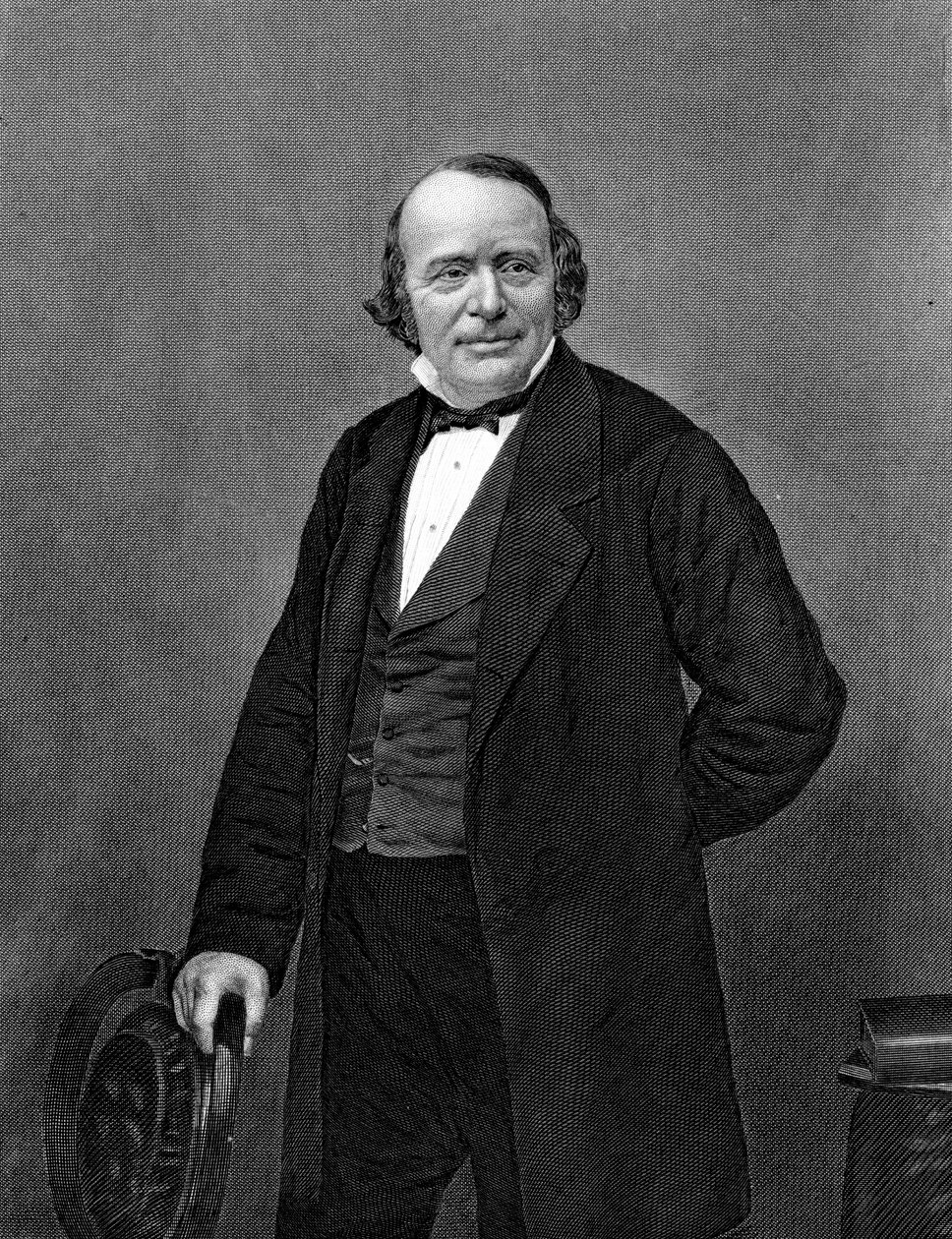 Louis Agassiz 1807-1873, in Zwitserland geboren Amerikaanse natuuronderzoeker en glacioloog, ca. 1860 door Unbekannt