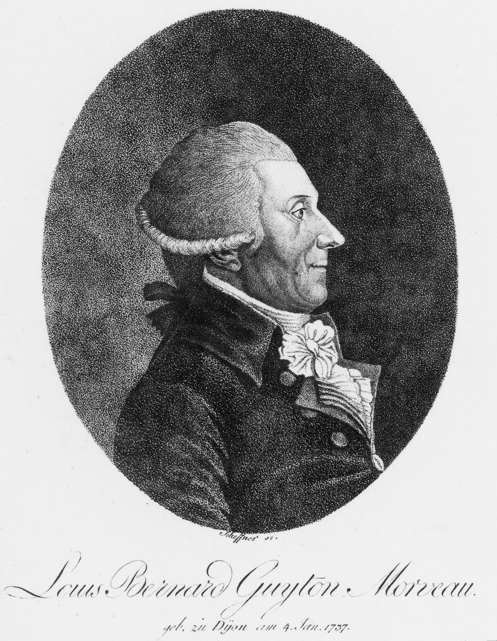 Louis Bernard Guyton Morveau, Franse chemicus en advocaat, ca. 1800 door Unbekannt