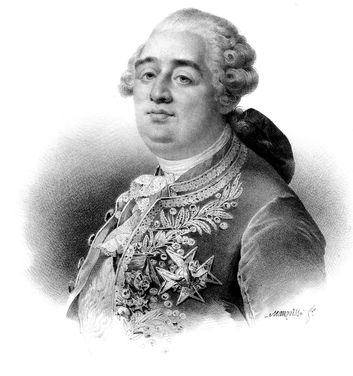 Lodewijk XVI, koning van Frankrijk door Unbekannt