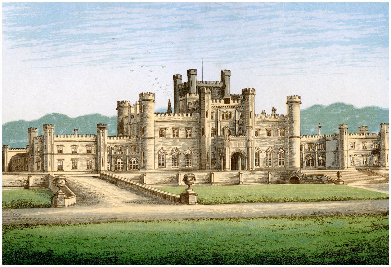 Lowther Castle, Westmorland, huis van de Graaf van Lonsdale, c1880 door Unbekannt
