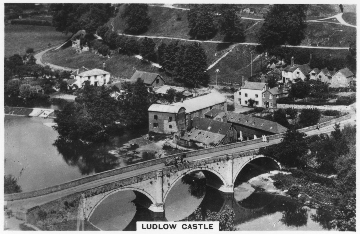 Kasteel Ludlow door Unbekannt