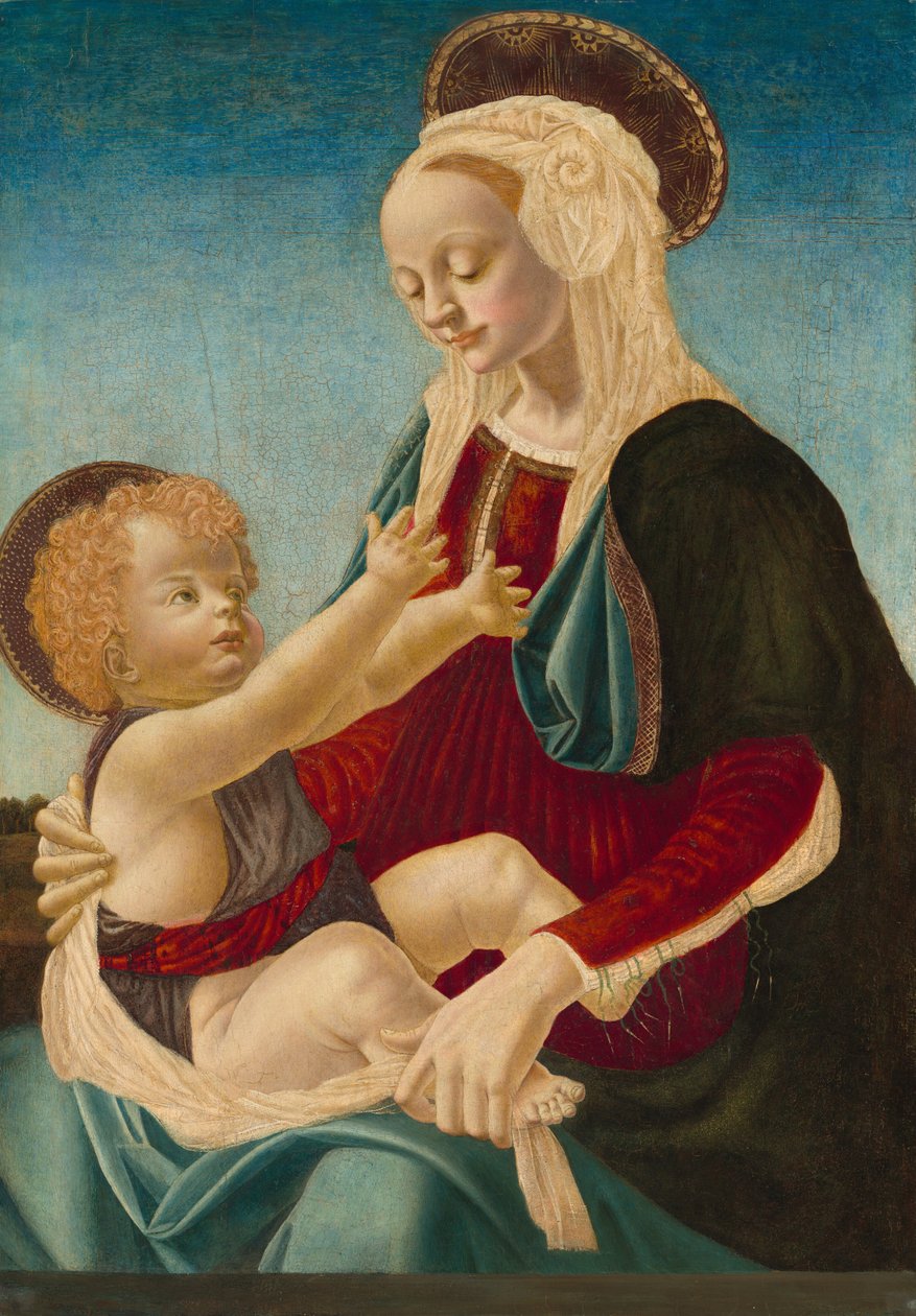 Madonna en Kind, c. 1470-1480 door Unbekannt