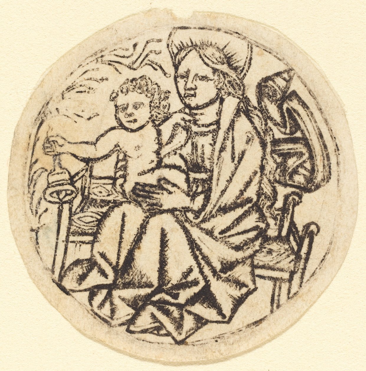 Madonna en Kind met een bel, ca. 1450-1460 door Unbekannt