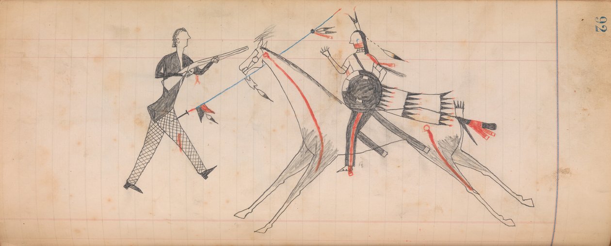 Maffet Ledger: Tekening, ca. 1874-81 door Unbekannt