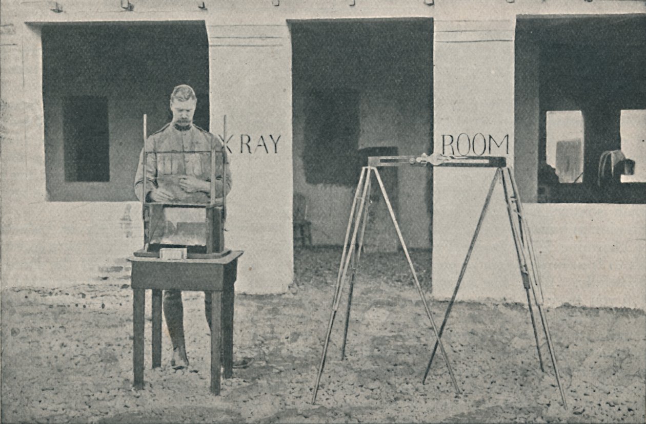 Majoor Battersby met het Lokalisatieapparaat, ca. 1890, 1910 door Unbekannt