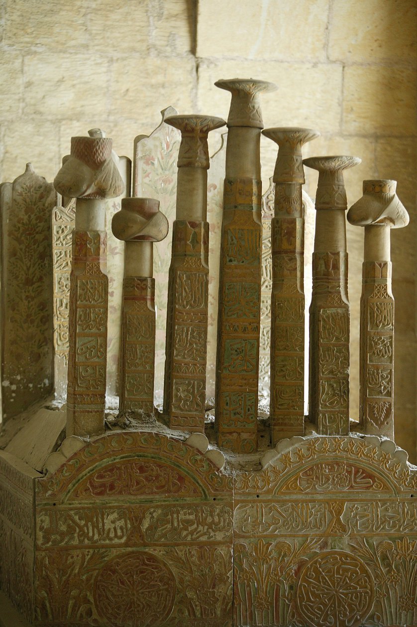 Mameluk graf in de stad van de doden, Caïro, Egypte door Unbekannt