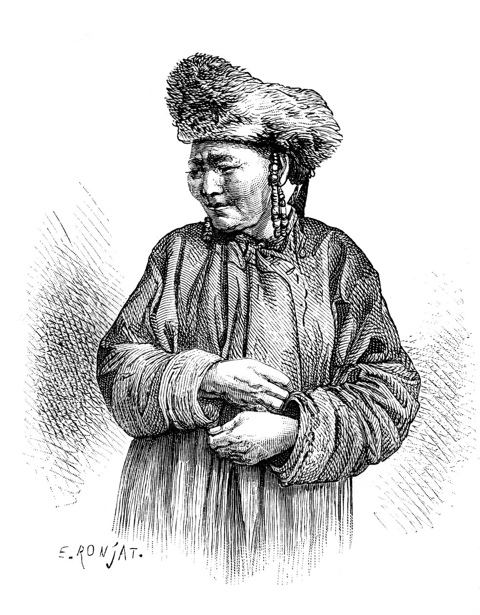 Manchu vrouw, c1890 door Unbekannt