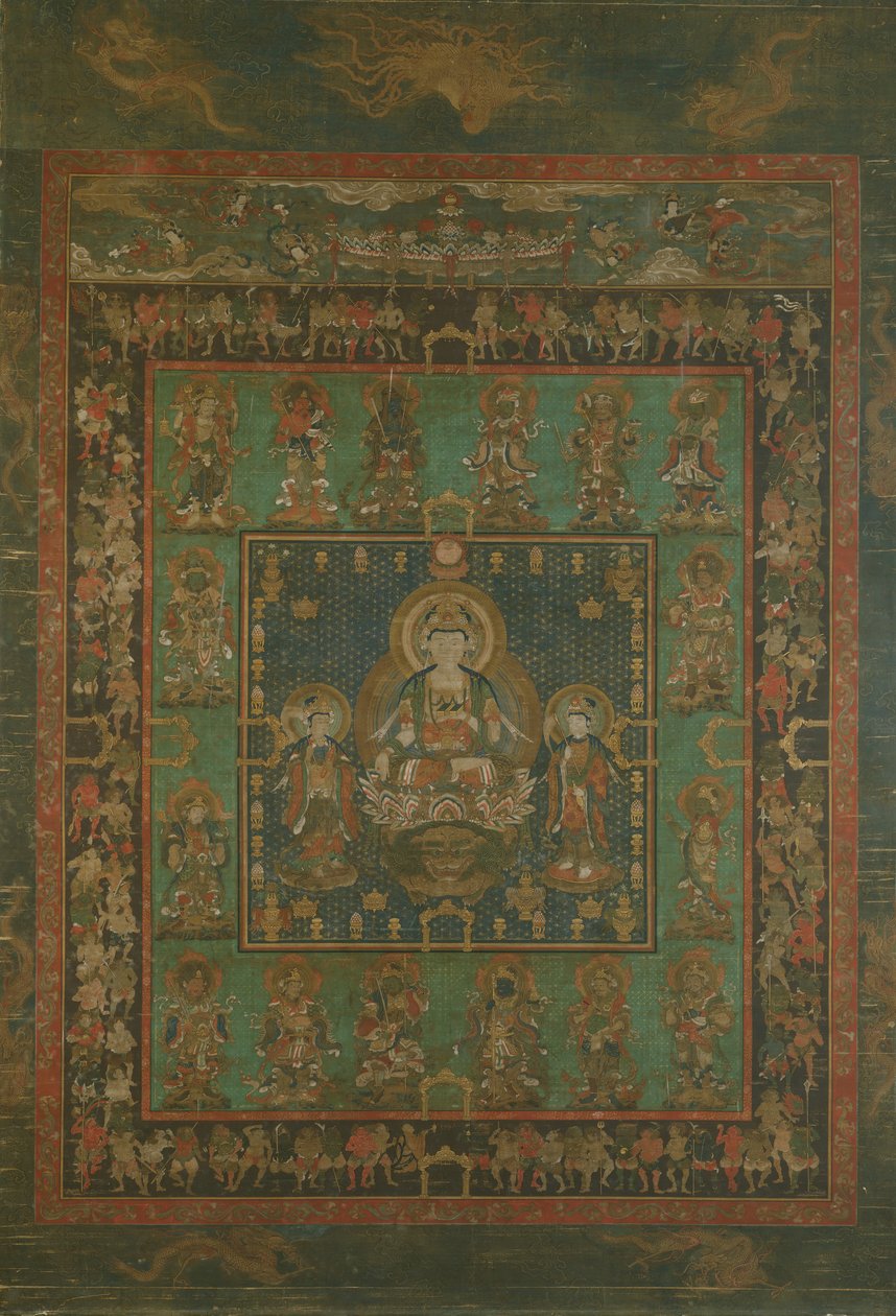Mandala van Hannya Bosatsu door Unbekannt
