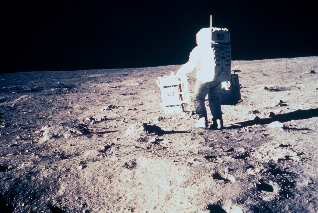 Bemand ruimtevlucht, VS, Apollo 11 astronaut Edwin 