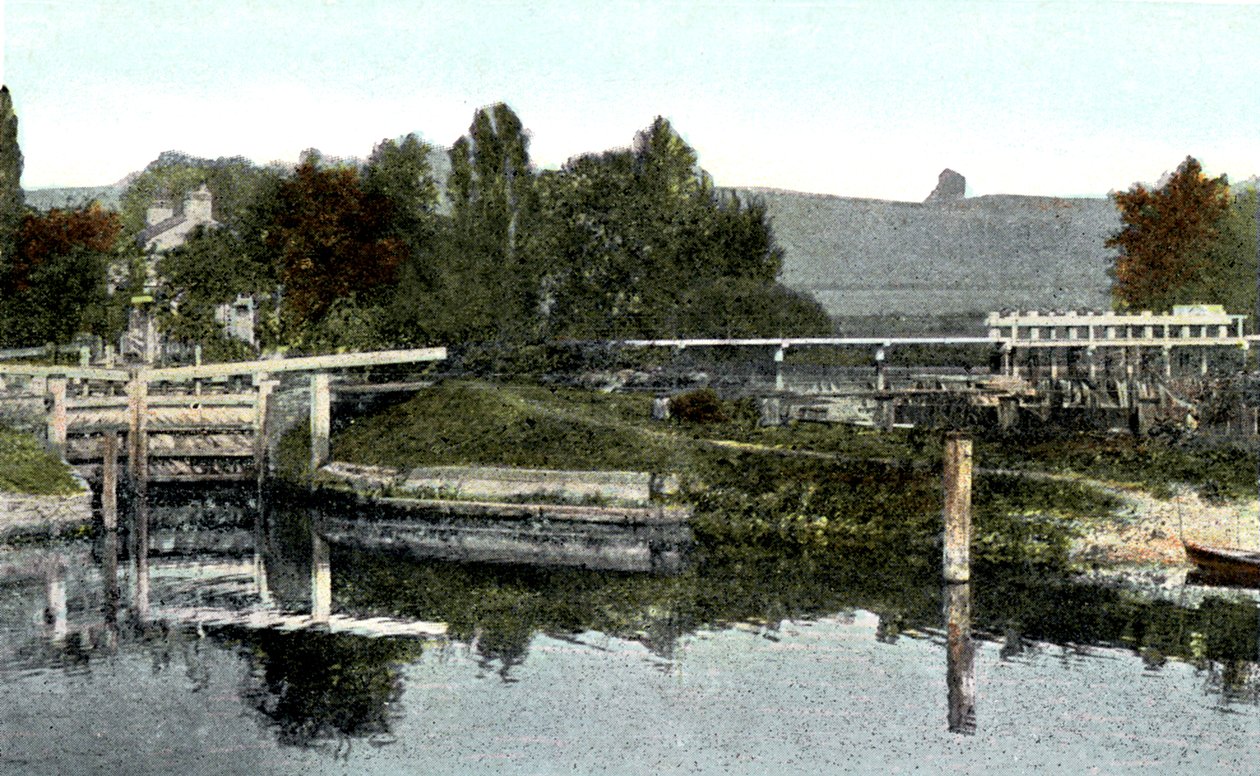 Mapledurham Lock, Oxfordshire, 20e eeuw door Unbekannt