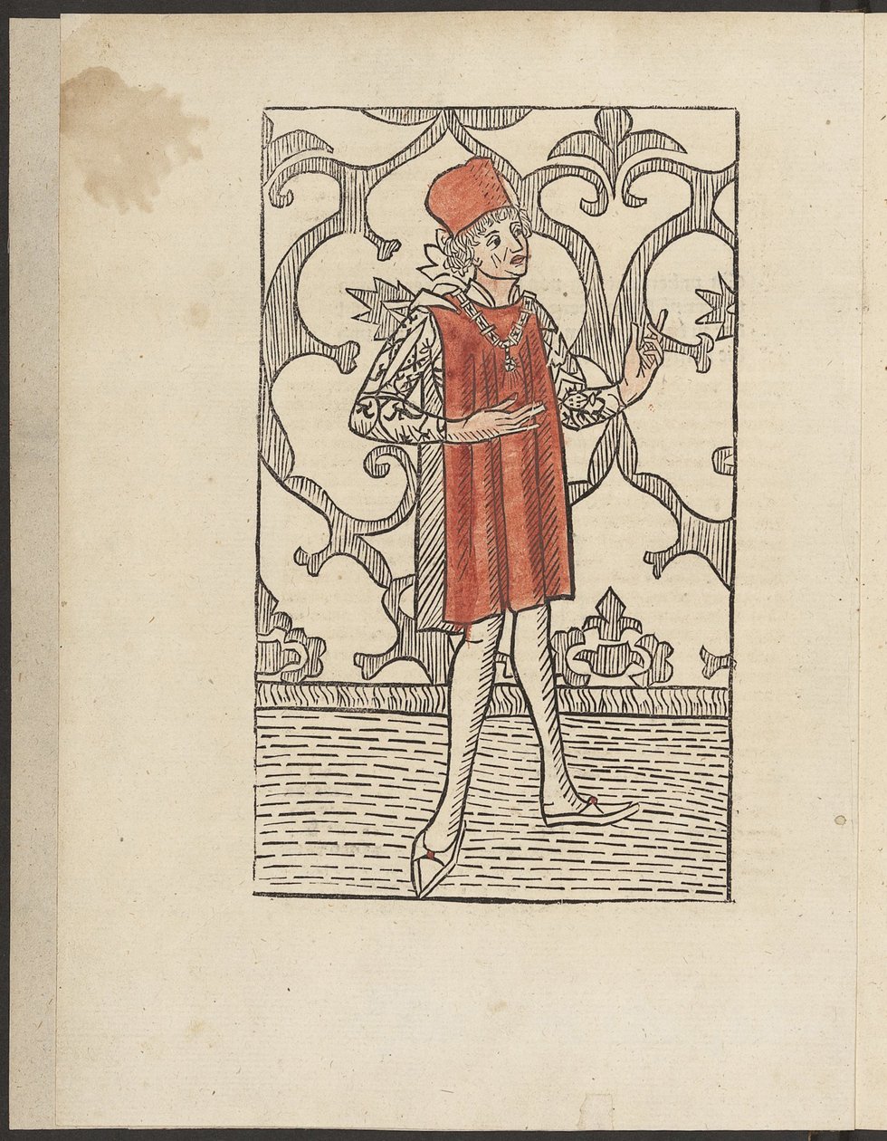Marco Polo. Uit: Reise in das gelobte Land door Hans Tucher, 1484 door Unbekannt