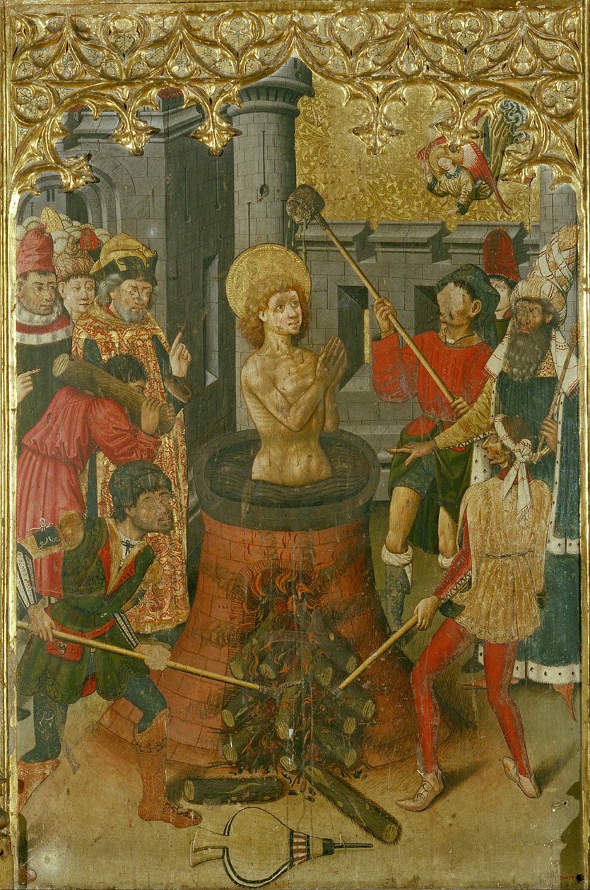 Martelaarschap van Sint Johannes de Evangelist door Unbekannt