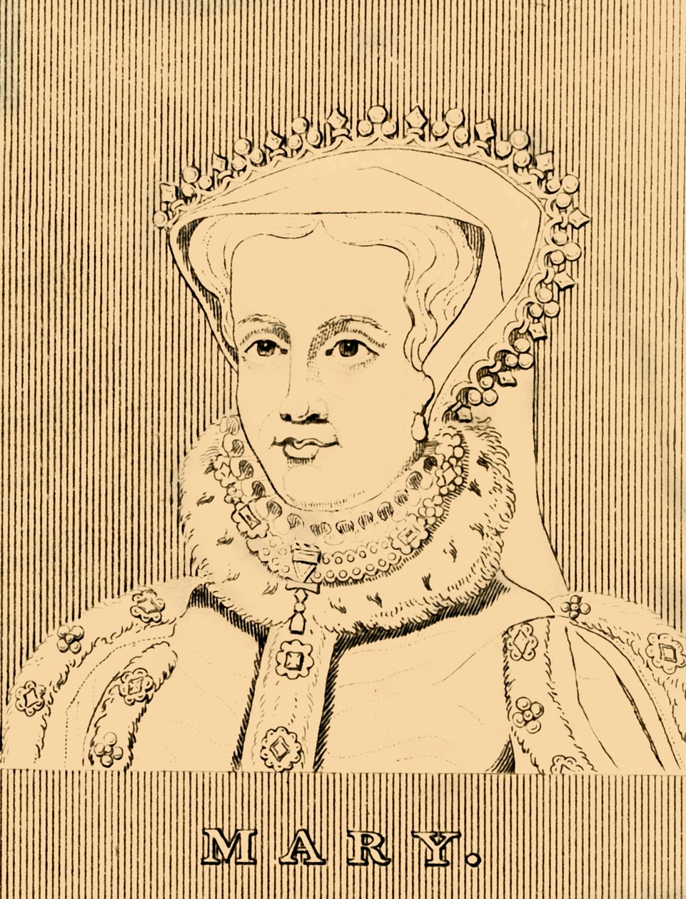 Maria, 1516-1558, 1830 door Unbekannt
