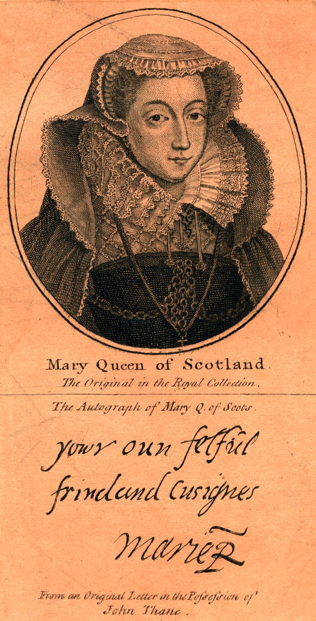 Mary, Koningin van Schotland, 1542-1587 door Unbekannt