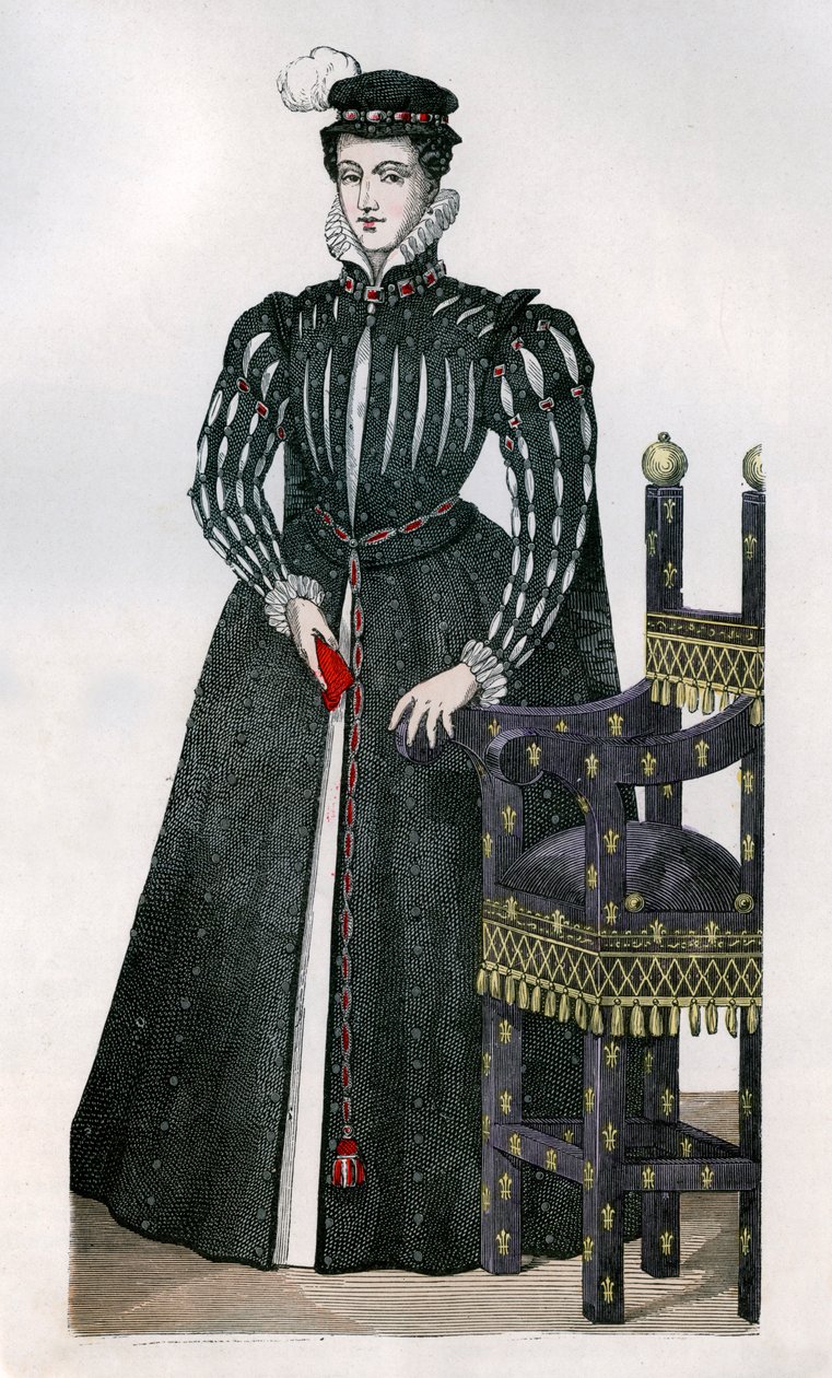Mary Stuart, koningin-gemalin van Frans II van Frankrijk, ca. 1560 1882-1884 door Unbekannt