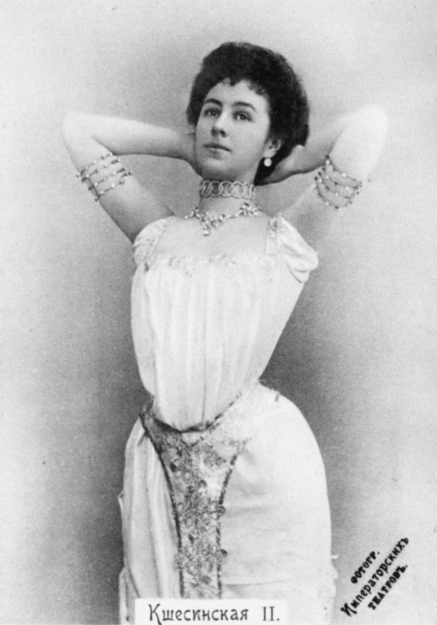 Matilda Kschessinska als Prinses Aspicia in het ballet De Farao