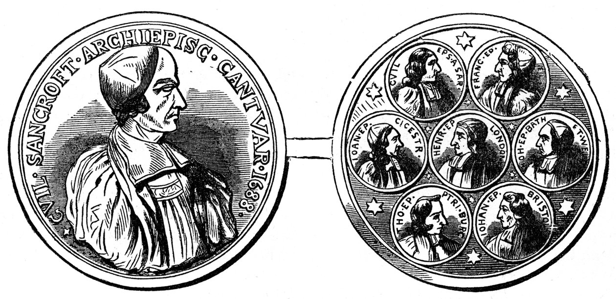 Medaille van de zeven bisschoppen, 18e eeuw 19e eeuw door Unbekannt