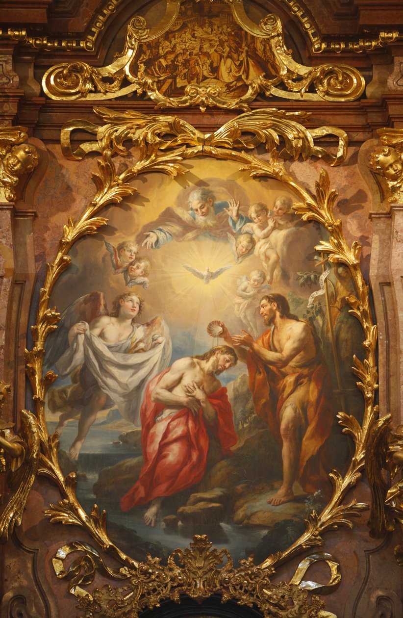 Abdij van Melk, Doop van Jezus, Melk, Oostenrijk door Unbekannt