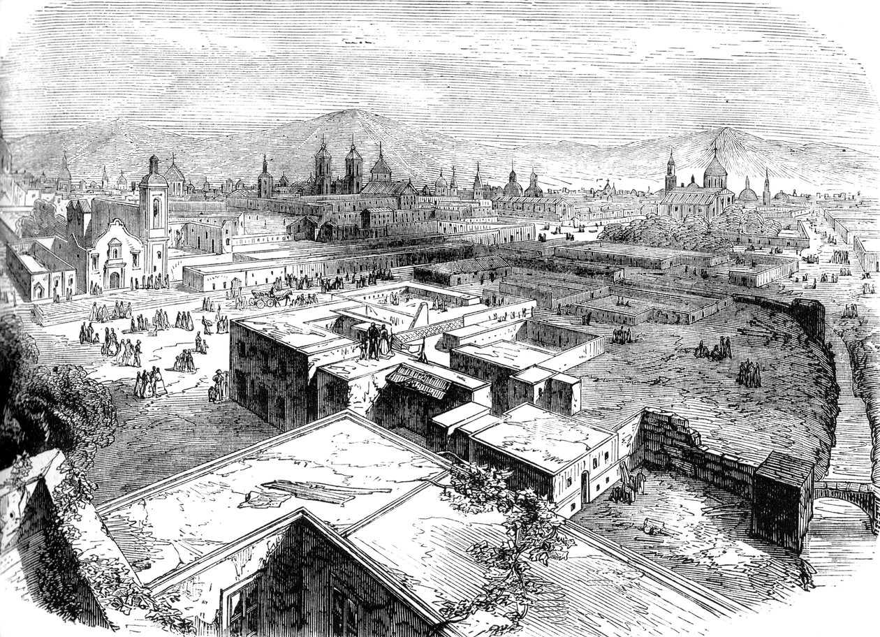 Mexico-Stad, Mexico, midden 19e eeuw ca. 1880 door Unbekannt