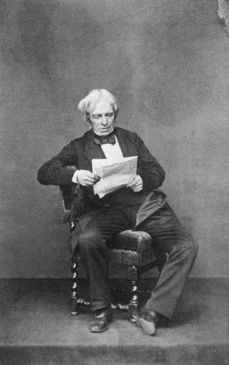 Michael Faraday, Britse natuurkundige en chemicus, c1850-1867 door Unbekannt