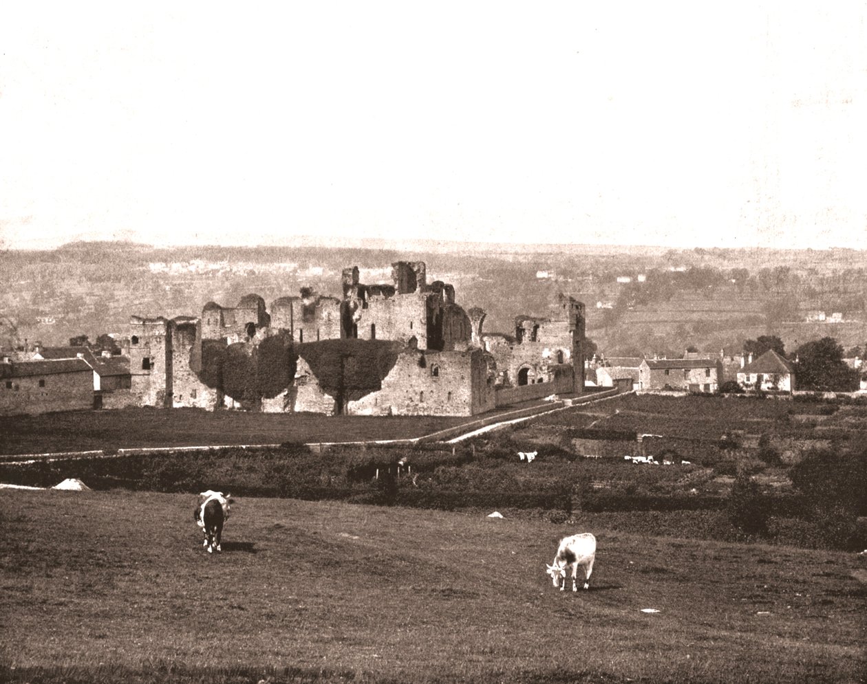 Middleham Kasteel, Yorkshire, 1894 door Unbekannt