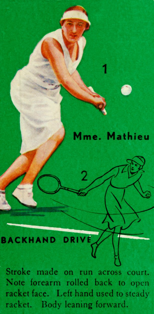 Mme. Mathieu - Backhand Drive door Unbekannt