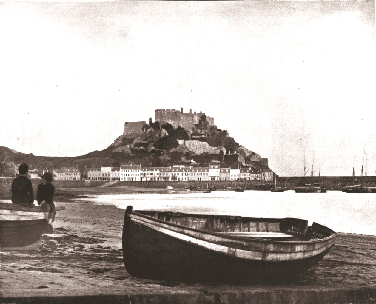 Mont Orgueil Kasteel, Jersey, 1894 door Unbekannt