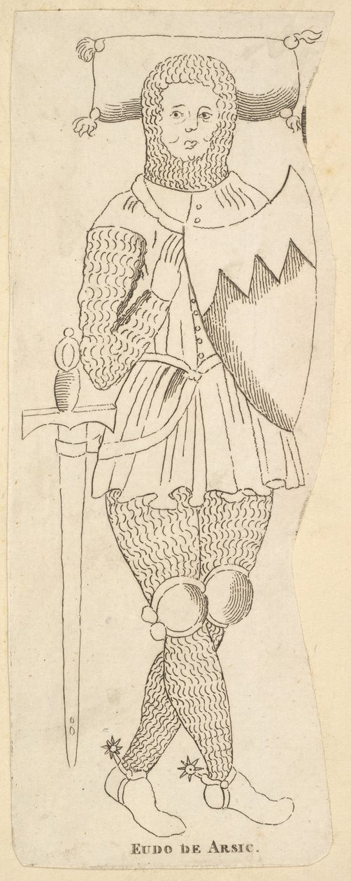 Monument van Eudo de Arsie, ca. 1790 door Unbekannt