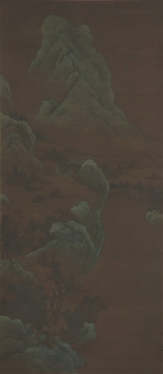 Berglandschap door Unbekannt