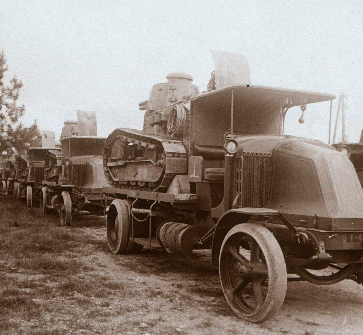 Vertrek in de avond, ca. 1914-ca. 1918 door Unbekannt