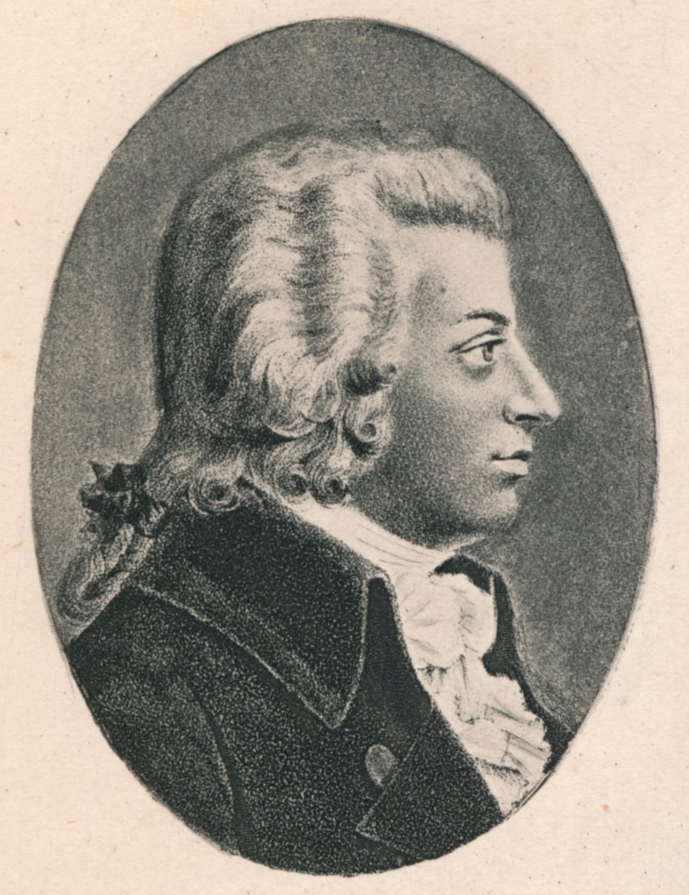 Mozart, 1895 door Unbekannt