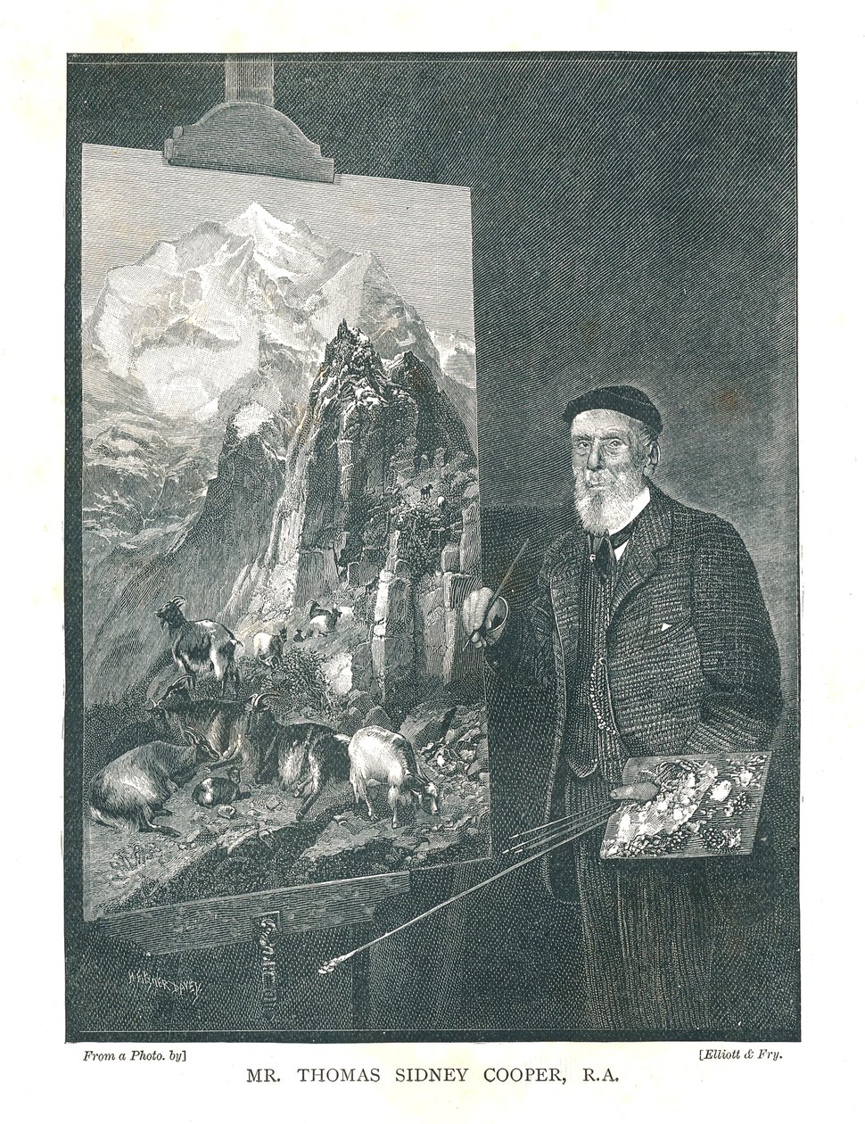 Mr. Thomas Sidney Cooper R.A, 1894 door Unbekannt