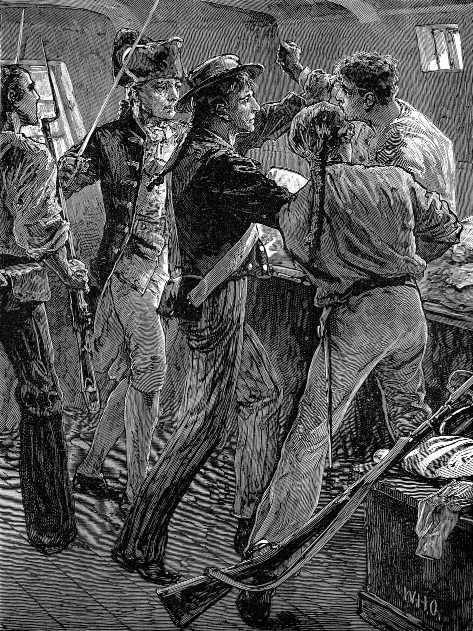 Muiterij van de bemanning van de Bounty, 1789 eind 19e eeuw door Unbekannt