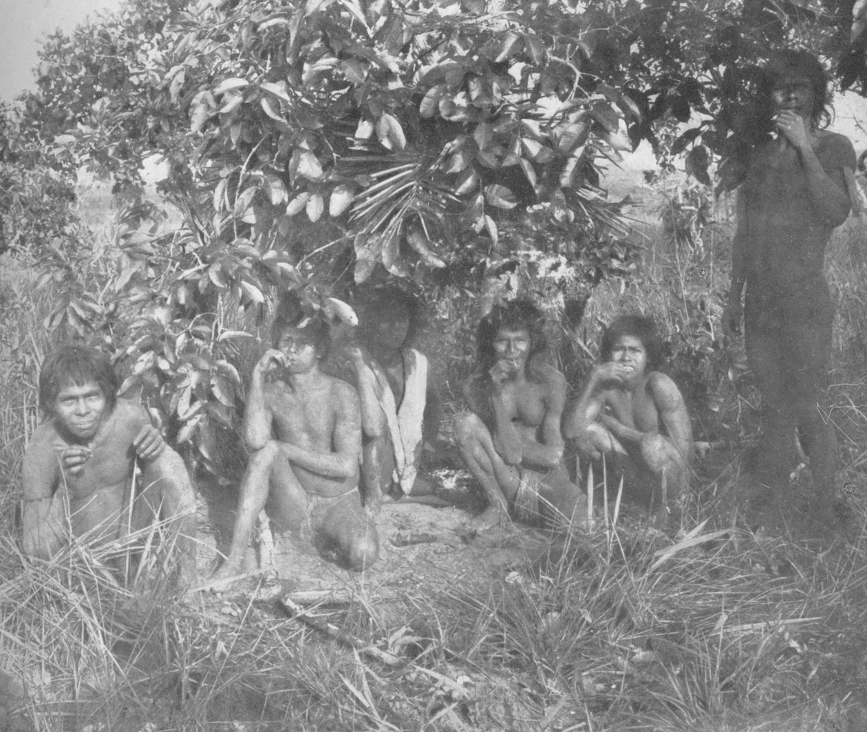 Nambikwara Indianen van de Staat Matto Grosso, gepacificeerd door Kolonel Rondon, maar nog niet volledig gedocumenteerd door Unbekannt
