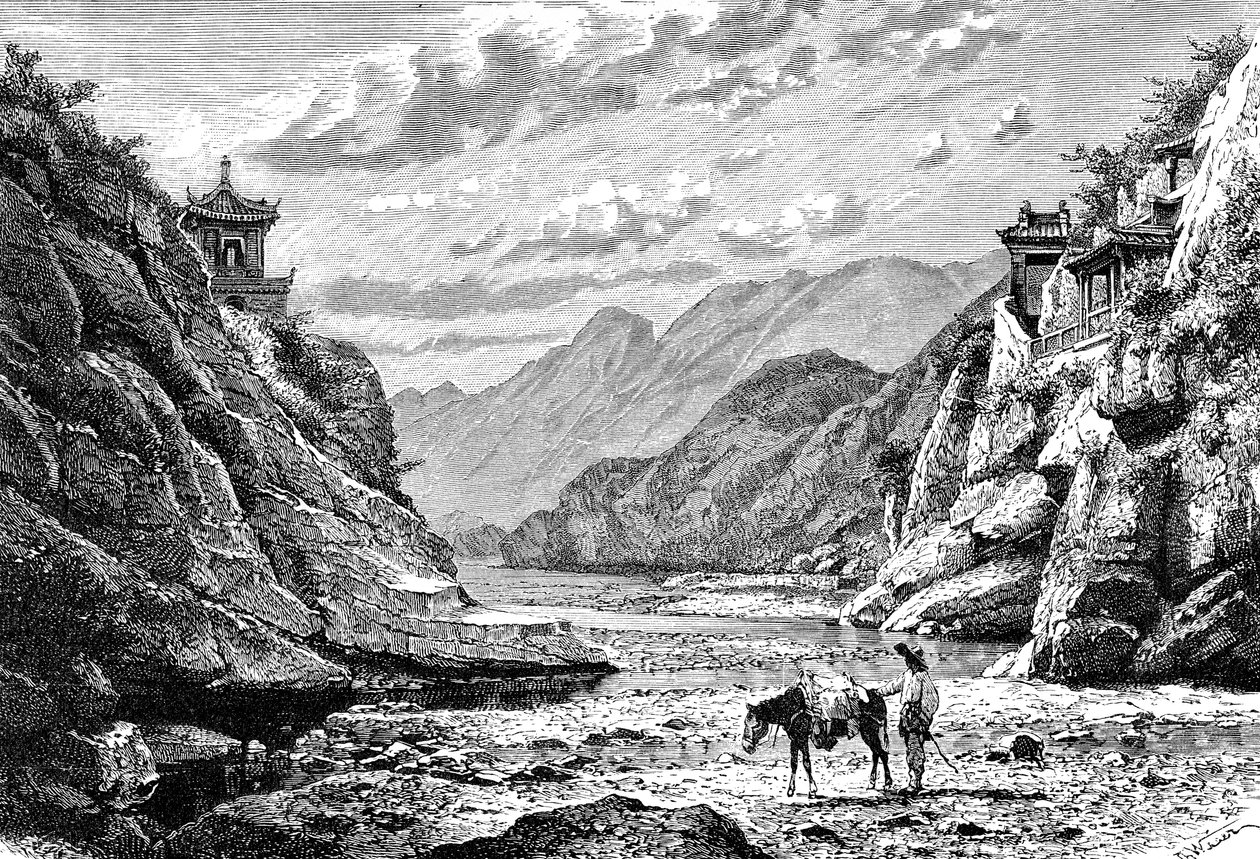 Nan-Kow, Poort van de Grote Muur, vanaf Pata-Ling, c1890 door Unbekannt