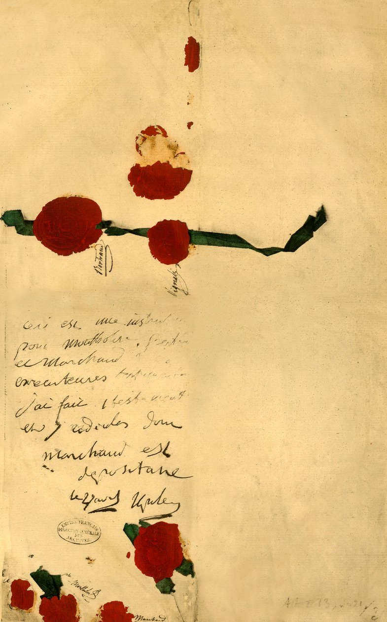 Testament van Napoleon, 16 april 1821, 1921 door Unbekannt