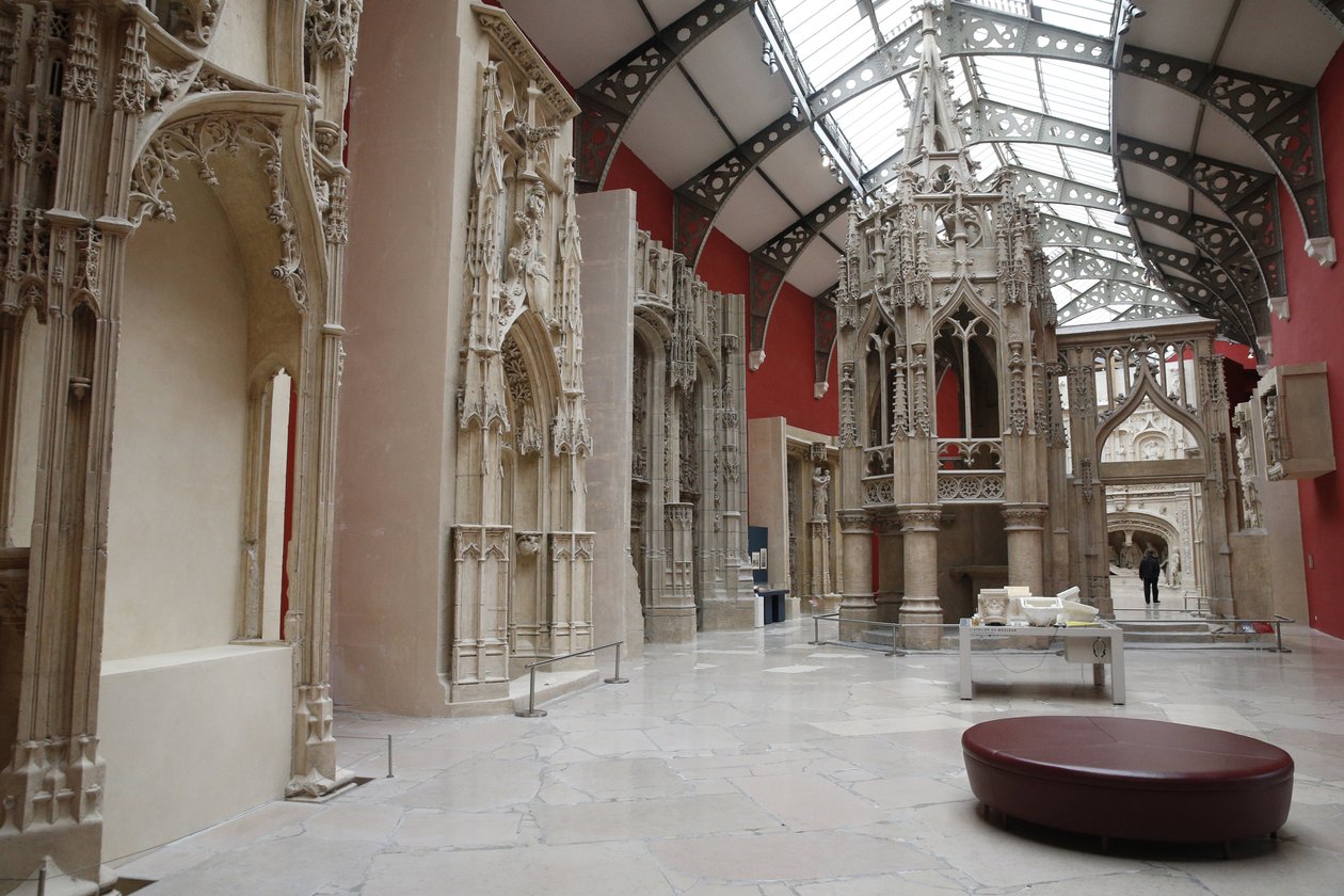 Nationaal Museum van Franse monumenten. Tentoonstellingsruimte, Parijs, Frankrijk door Unbekannt